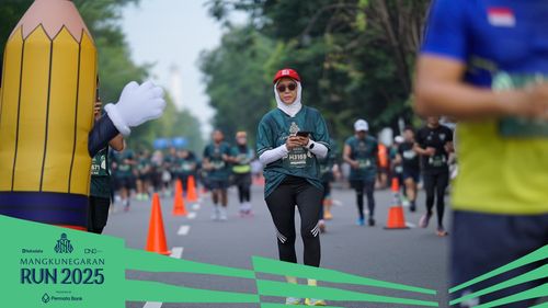 Race photo from Mangkunegaran Run 2025