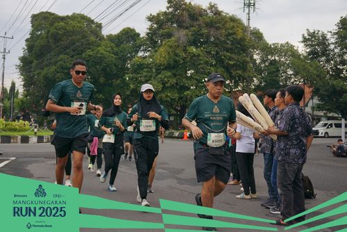 Race photo from Mangkunegaran Run 2025