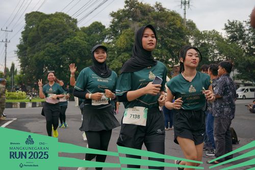 Race photo from Mangkunegaran Run 2025
