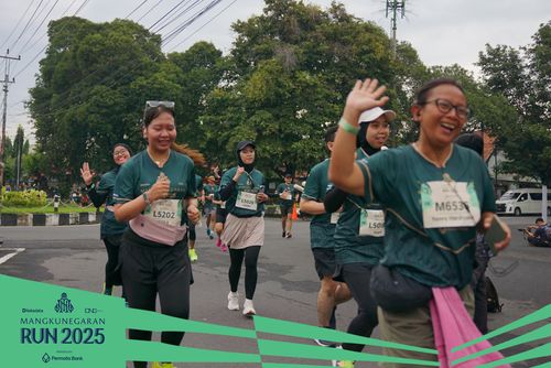 Race photo from Mangkunegaran Run 2025