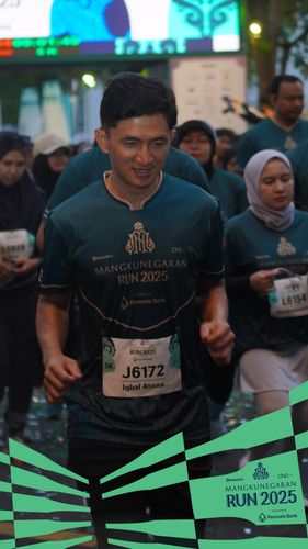 Race photo from Mangkunegaran Run 2025