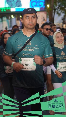 Race photo from Mangkunegaran Run 2025