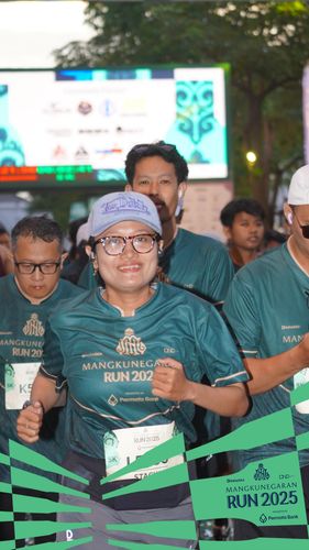Race photo from Mangkunegaran Run 2025