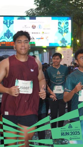 Race photo from Mangkunegaran Run 2025
