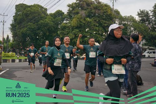 Race photo from Mangkunegaran Run 2025