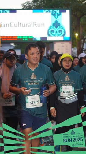 Race photo from Mangkunegaran Run 2025