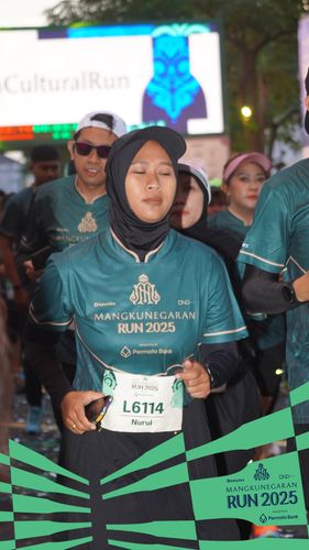 Race photo from Mangkunegaran Run 2025