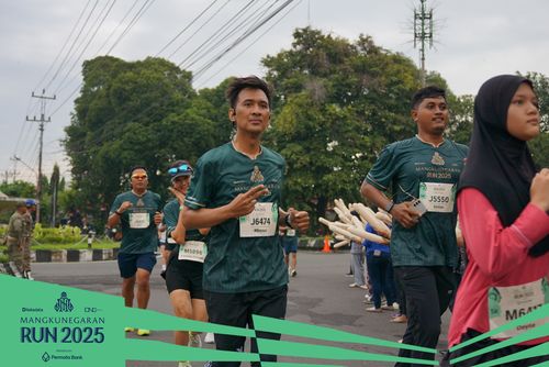 Race photo from Mangkunegaran Run 2025