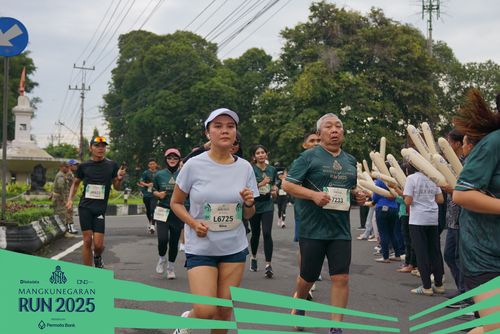 Race photo from Mangkunegaran Run 2025