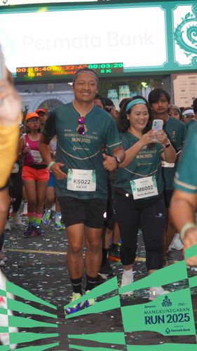 Race photo from Mangkunegaran Run 2025