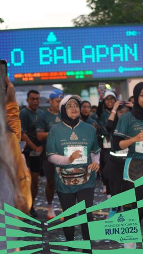 Race photo from Mangkunegaran Run 2025