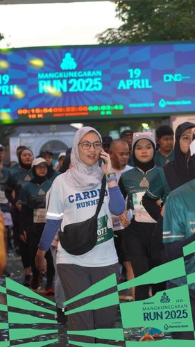 Race photo from Mangkunegaran Run 2025