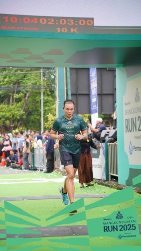 Race photo from Mangkunegaran Run 2025