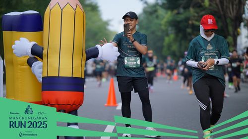 Race photo from Mangkunegaran Run 2025