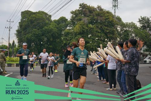 Race photo from Mangkunegaran Run 2025