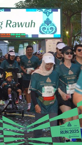 Race photo from Mangkunegaran Run 2025