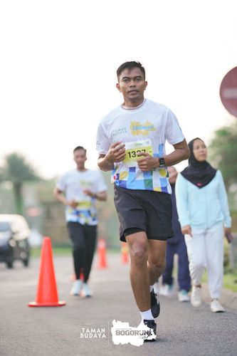 Race photo from Taman Budaya x BOGORUN 2025
