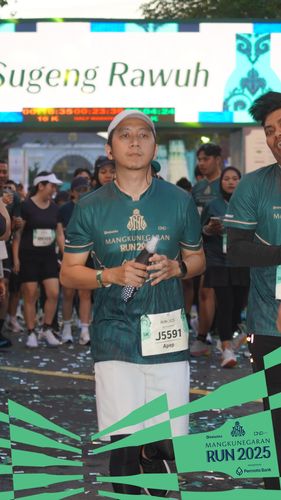 Race photo from Mangkunegaran Run 2025