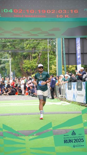 Race photo from Mangkunegaran Run 2025