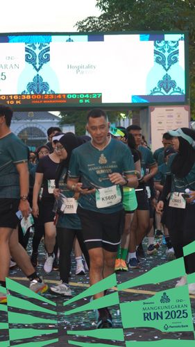 Race photo from Mangkunegaran Run 2025