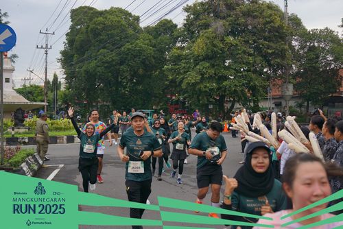 Race photo from Mangkunegaran Run 2025
