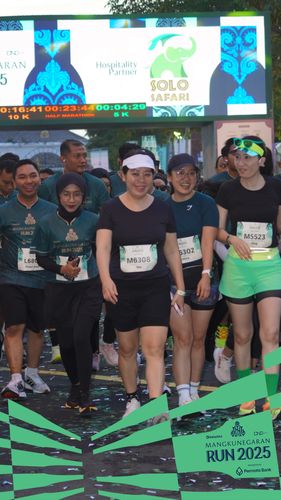 Race photo from Mangkunegaran Run 2025
