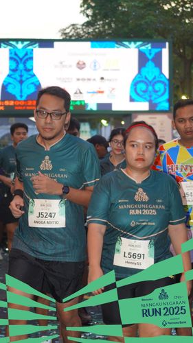 Race photo from Mangkunegaran Run 2025