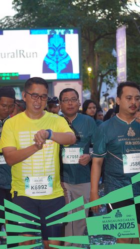 Race photo from Mangkunegaran Run 2025