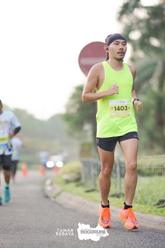 Race photo from Taman Budaya x BOGORUN 2025