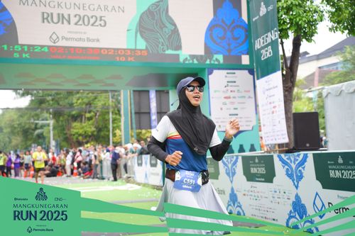 Race photo from Mangkunegaran Run 2025