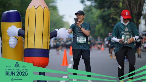 Race photo from Mangkunegaran Run 2025