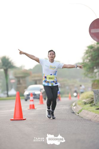 Race photo from Taman Budaya x BOGORUN 2025