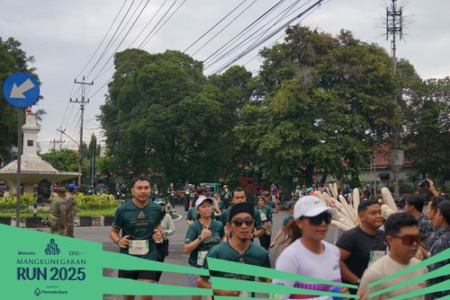 Race photo from Mangkunegaran Run 2025