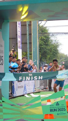 Race photo from Mangkunegaran Run 2025