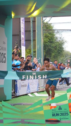 Race photo from Mangkunegaran Run 2025