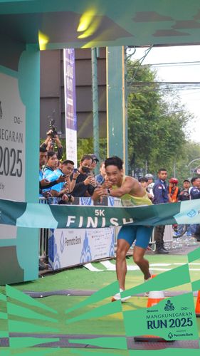 Race photo from Mangkunegaran Run 2025