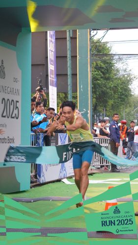 Race photo from Mangkunegaran Run 2025
