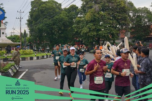 Race photo from Mangkunegaran Run 2025