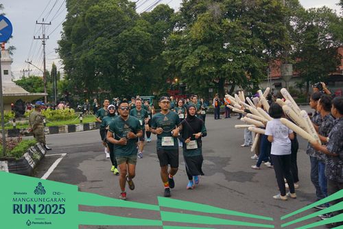 Race photo from Mangkunegaran Run 2025