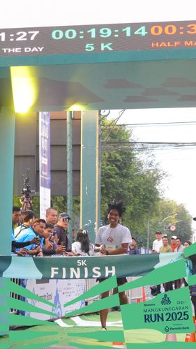 Race photo from Mangkunegaran Run 2025