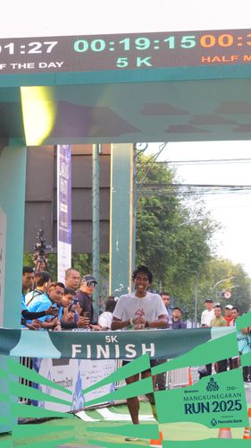 Race photo from Mangkunegaran Run 2025