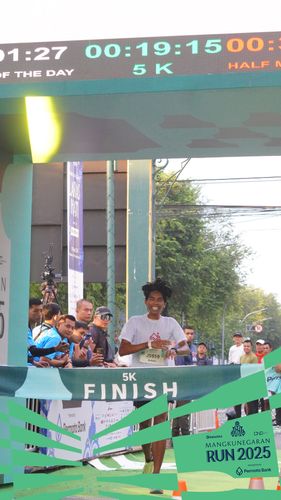 Race photo from Mangkunegaran Run 2025