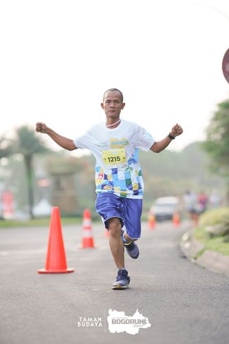 Race photo from Taman Budaya x BOGORUN 2025