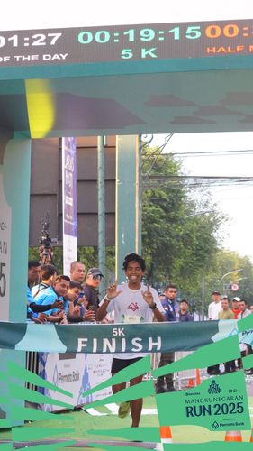 Race photo from Mangkunegaran Run 2025