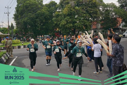 Race photo from Mangkunegaran Run 2025