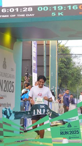 Race photo from Mangkunegaran Run 2025