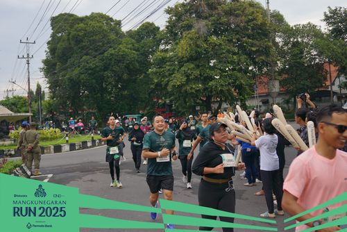 Race photo from Mangkunegaran Run 2025