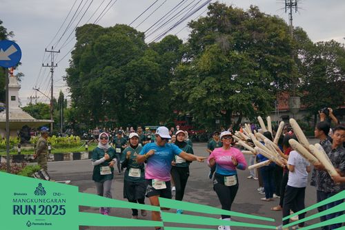 Race photo from Mangkunegaran Run 2025