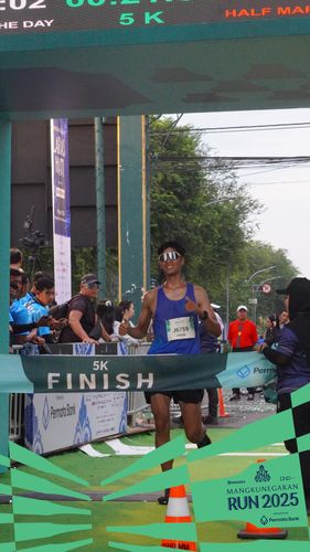 Race photo from Mangkunegaran Run 2025