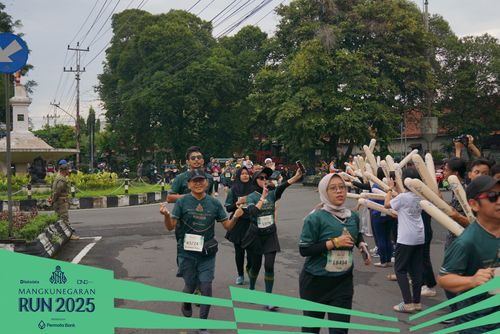 Race photo from Mangkunegaran Run 2025